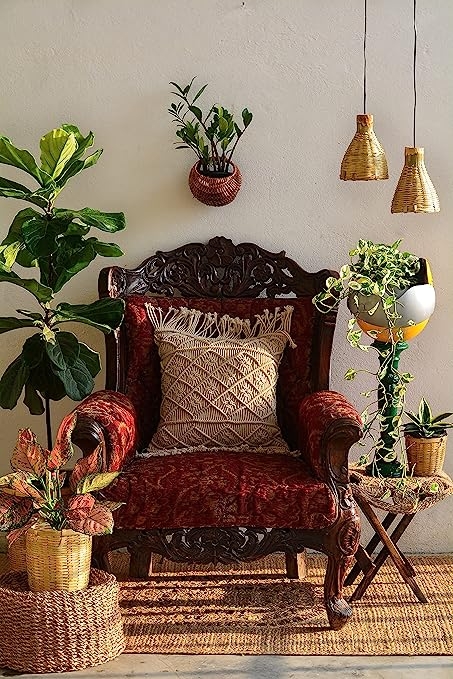 Bamboo & Cane Hanging Lamps — view 2